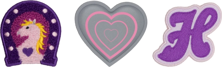 Baagl Baaglies set badges Paarden en hart – 3 stuks