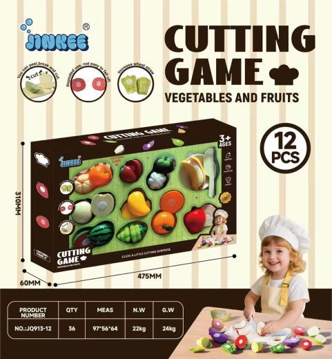 Fruit-snijset voor kinderen