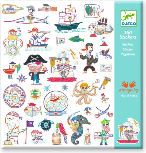 Piratenstickers DJECO