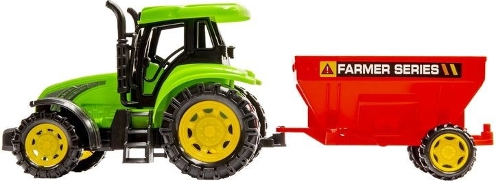 Set tractor + aanhanger klaar voor boerderijavonturen
