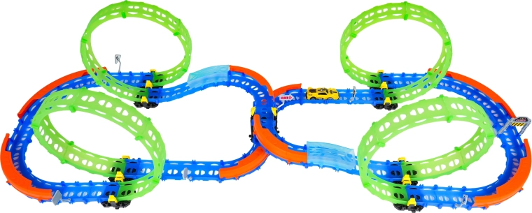 Vier 360°-loops voor stunttrucs