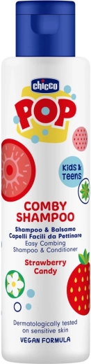 Chicco POP 2-in-1 shampoo en conditioner aardbei 250 ml