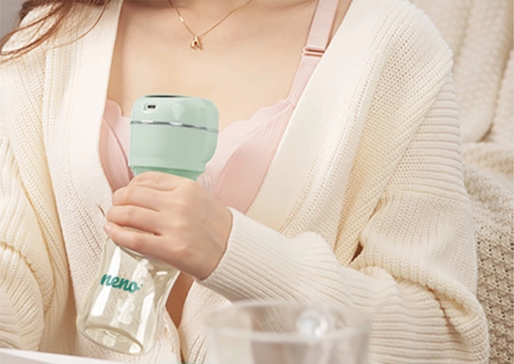 Zachte siliconen en compact BPA‑vrij ontwerp