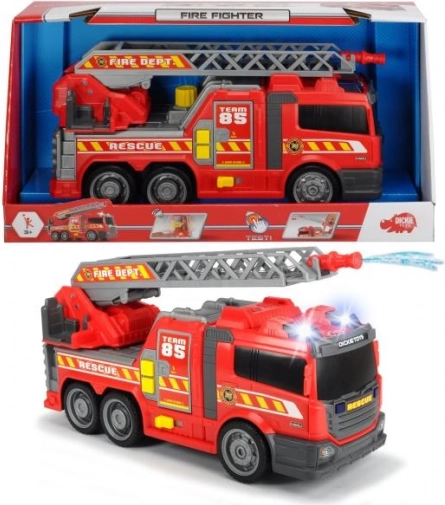 Brandweerauto met geluid- en lichteffecten 36 cm
