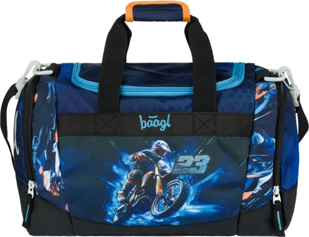 Baagl kindersporttas Motorfiets