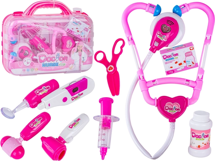 Kinder dokterskoffertje met accessoires - 1 stuk