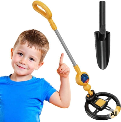 Woopie kindermetaaldetector met schepje voor schatten