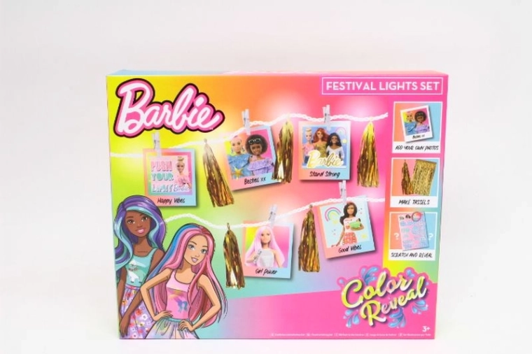Barbie festivalset lichtjes voor in de kamer