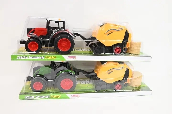 Gazelo tractor met landbouwmachine
