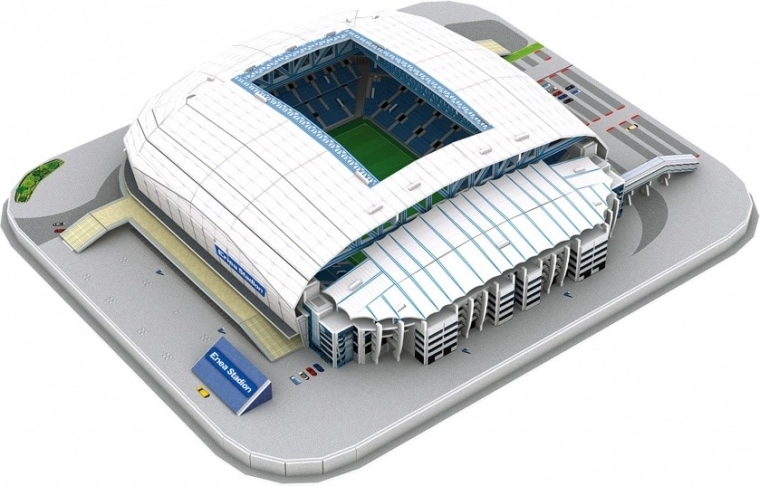 Gedetailleerd stadionmodel