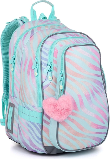 Schoolrugzak Topgal lynn regenboogzebra