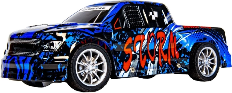 Race-RC-auto met afstandsbediening blauw - 1 stuk