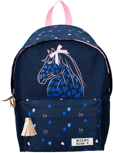 Milky Kiss rugzak met paardje 37 cm