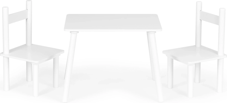 Kindertafel en 2 stoelen ECOTOYS