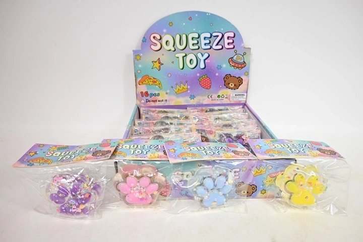 Antistress knijp-/squeeze-speeltje kattenpoot