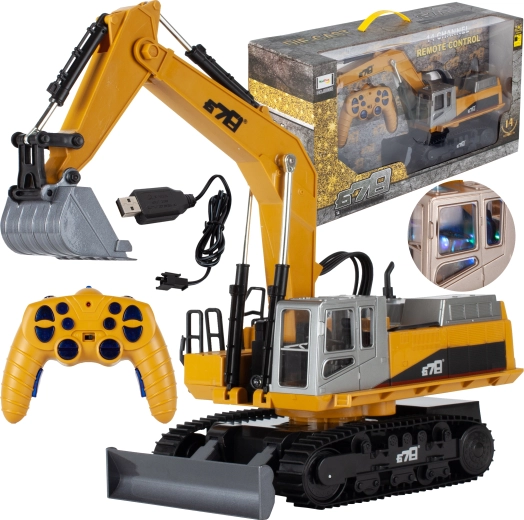RC-graafmachine Gigant met 12 kanalen en USB-opladen