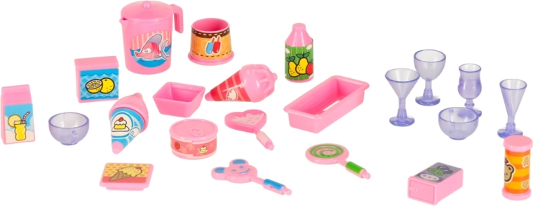 Uitgebreide accessoires voor spelen met een ijssalon
