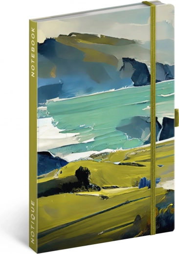 NOTIQUE notitieboek schilderij, gelijnd, 13 × 21 cm