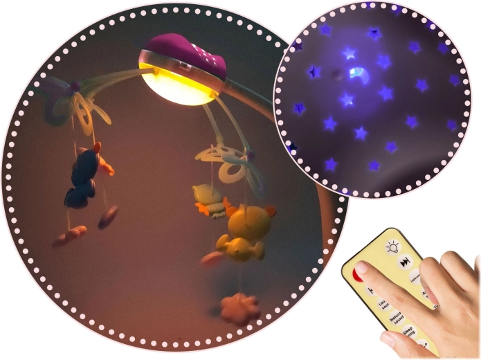 Kalmerend licht en sterrenprojectie