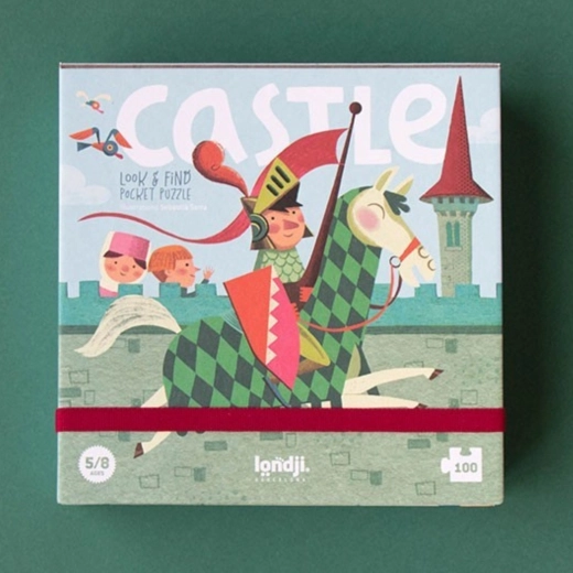 Londji puzzel middeleeuws kasteel (100 stukjes)