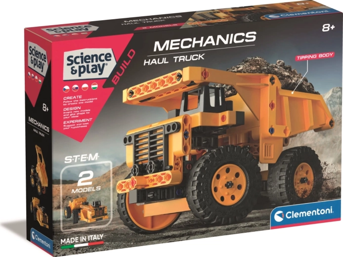 Clementoni Science & Play mechanisch laboratorium: mijnbouwtruck