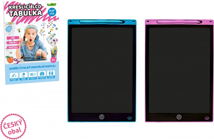 LCD-tekenbord 11,5" met kleurrijk schrijven