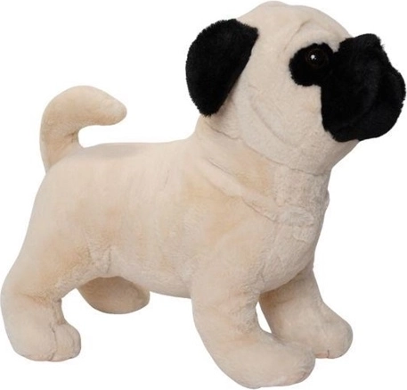 Grote pluchen bulldog