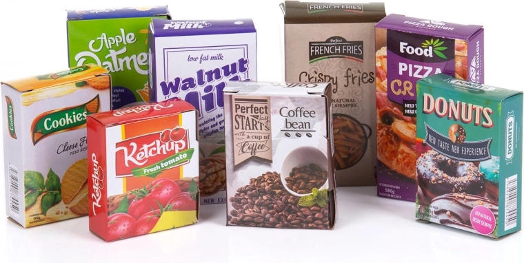 Doosjes en drankjes zoals in een echte winkel