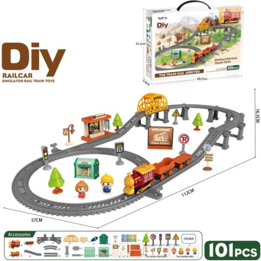 DIY Bo Railway kinderbaan met 101 onderdelen