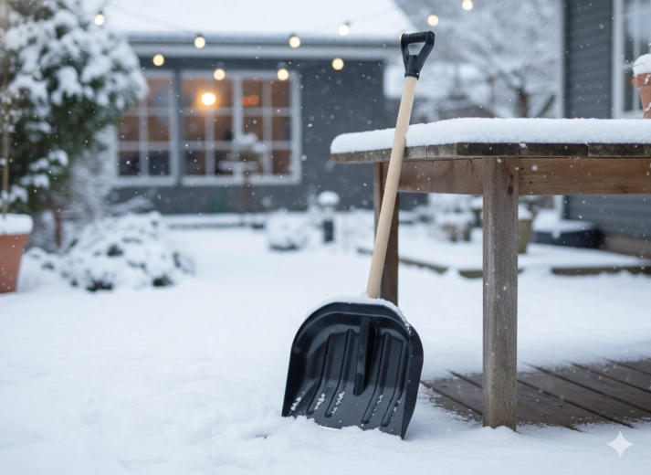Ergonomische D-handgreep en houten steel