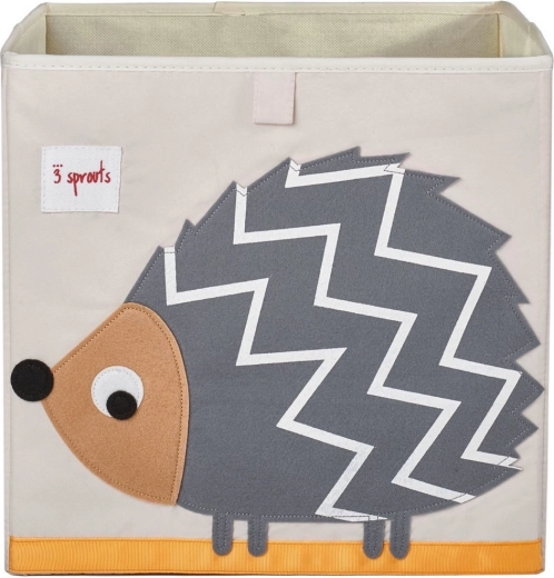 3 Sprouts opbergbox Egel grijs