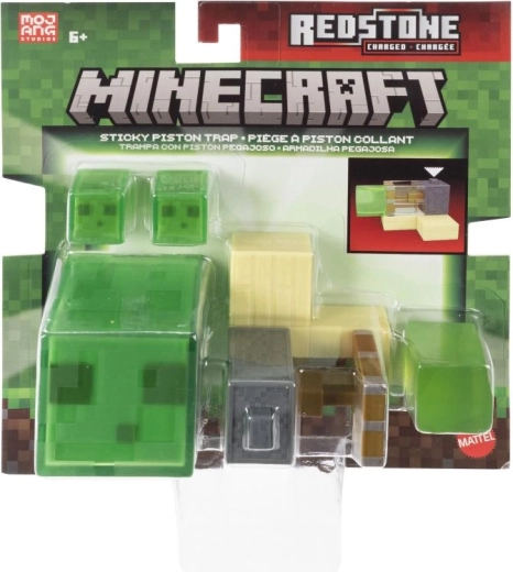 Redstone-actie met sticky piston