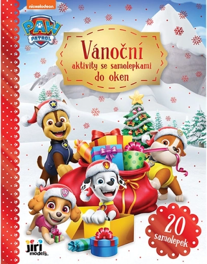 Kerstactiviteiten met raamstickers Paw Patrol