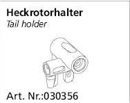 Houder voor de staartrotor voor Jamara Cupid Mini