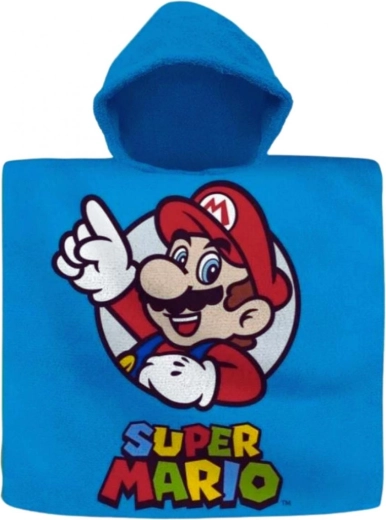 Poncho-handdoek met capuchon Super Mario (Euroswan) - 1 stuk
