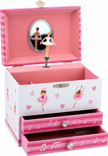 Magische melodie en ronddraaiende ballerina