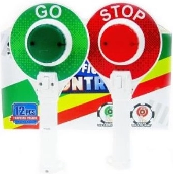 Politie-stopbord „STOP” voor kinderen (met verlichting)