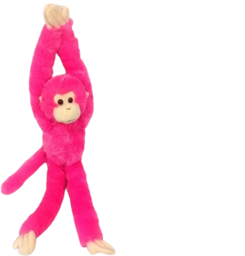 Klittenband aan de pootjes om eenvoudig op te hangen