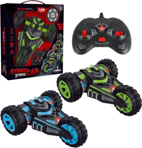 Sparkys amfibische RC-stuntauto 4WD met 360° rotatie en LED (2,4 GHz)