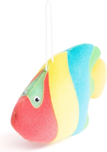 Kinderspons in de vorm van een vis