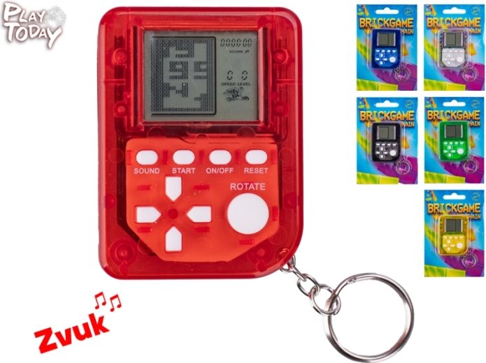 Mini Brickgame sleutelhanger Play Today – retro draagbare spelconsole