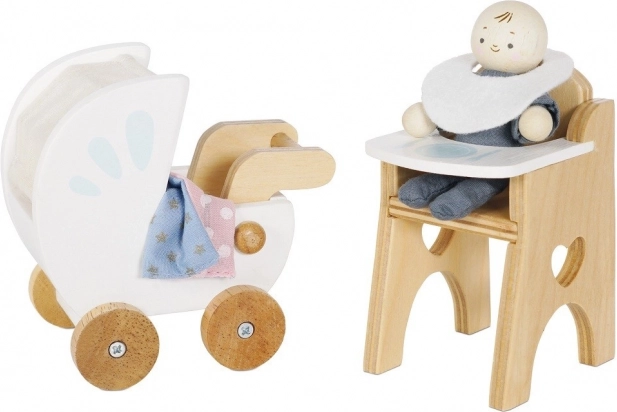 Le Toy Van set baby met accessoires
