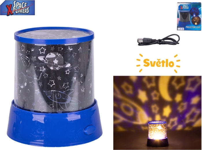Ruimteprojector en nachtlampje Space Xplorers voor de kinderkamer