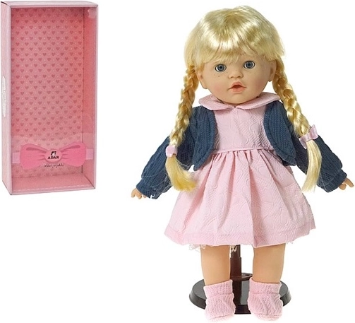 Pratende en zingende pop 40 cm met Tsjechische beschrijving (Pools sprekend)