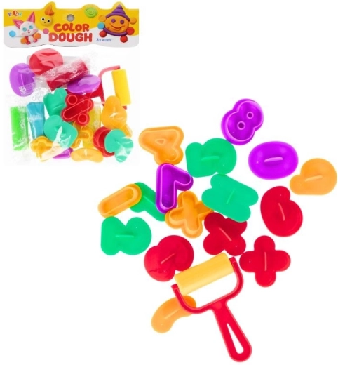 Plastiline met cijfervormpjes voor kinderen