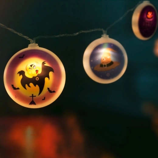 Halloween-ledlichtsnoer met ringen
