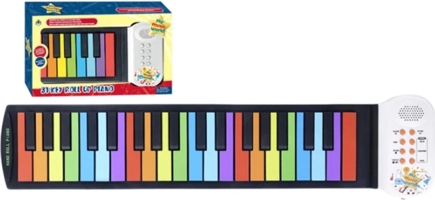 Kleurrijke oprolbare piano Artyk