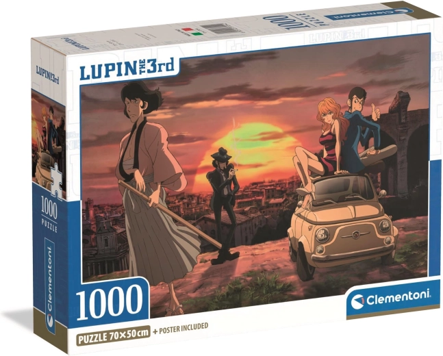 Puzzel 1000 Clementoni LUPIN III