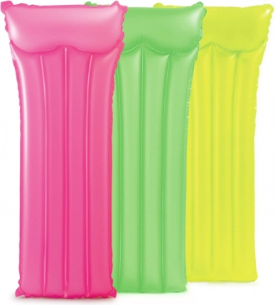 Opblaasbaar strandluchtbed 183 × 76 cm – transparant