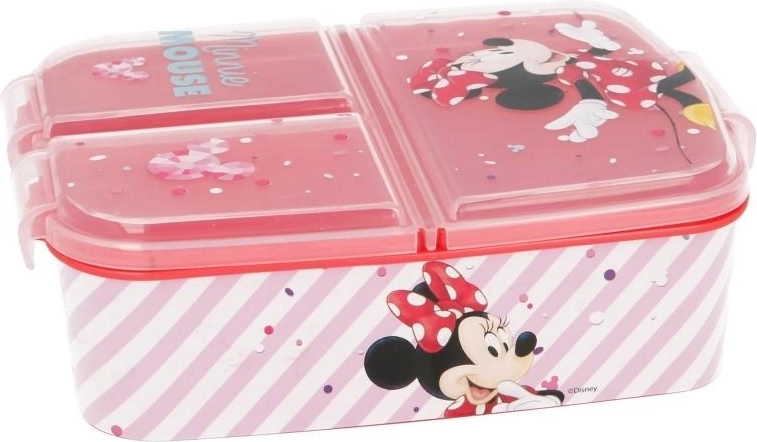 Lunchbox Minnie Mouse met 3 vakjes
